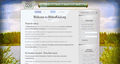 Desktop Screenshot of bibleofgod.org